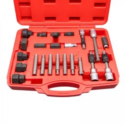 SET HEX TORX SPLINE PT ALTERNATOR 30 PCS