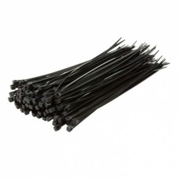 COLIERE PLASTIC NEGRU 4.8*400 MM (SET 100 BUC)