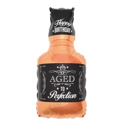 Balon Folie Sticla Aniversara Whisky 90 x 45cm
