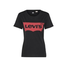 LEVI'S ® Tricou roșu / negru