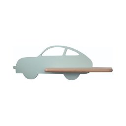 Aplică LED cu raft pentru copii CAR LED/5W/230V verde/lemn