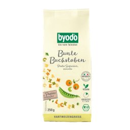 Paste litere colorate pentru copii bio 250g