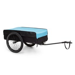 KLARFIT Companion Travel L, cărucior de marfă, 40 kg/ 50 litri remorcă pentru biciclete, cărucior de mână, 16, (BCT1-CompanionLblue)