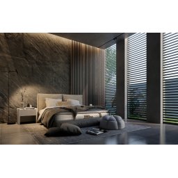 Saltea Ortopedica Green Future Feeling Luxury Brown 160x200 cm, memory foam, arcuri individuale, latex, 30 cm, medie, anatomica, ergonomica, husa antialergica