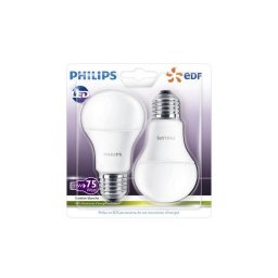 SET 2x bec LED Philips A60 E27/11W/230V 2700K