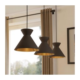 Eglo 900348 - Lampă suspendată pe cablu NASTASIA 3xE27/40W/230V