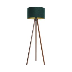 Lampă de podea STANDART 1xE27/60W/230V verde/wenge