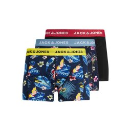 JACK & JONES Boxeri albastru fumuriu / galben / roșu / negru