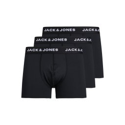 JACK & JONES Boxeri negru / alb