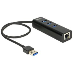 Hub extern USB3.0 Negru
