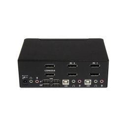 2-Port Dual DisplayPort USB KVM Switch with Audio and USB Hub