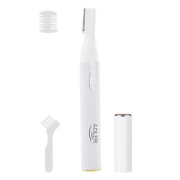 Aparat de tuns Trimmer AD 2934w pentru sprancene, pieptene cu doua fete - 3,5/1,5 mm, perie, fara fir, alb