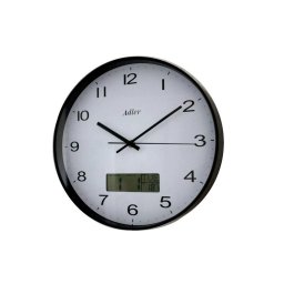 Ceas de perete Adler 30172-B cu termometru, calendar