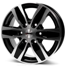 Janta aliaj Autec Quantro Schwarz Poliert 7xR17 6x139.7 ET57