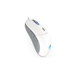 Mouse ENDORFY GEM Plus Onyx White, gaming mouse Alb/Gri 19000 dpi