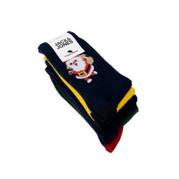 JACK & JONES Șosete Jacsully Socks 5 Pack 12223923 14-0952 TCX Spicy Mustard/Navy Blazer