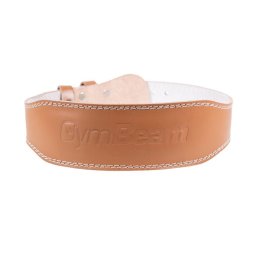 GymBeam Centură fitness din piele Brown L