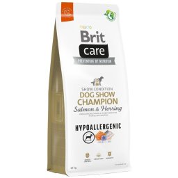 BRIT Care Hypoallergenic Dog Show Champion Hrana uscata caini de expozitie, cu somon 12 kg