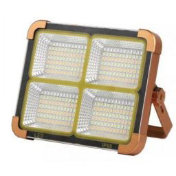 Proiector Led 500W D8 cu Panou Solar 3 moduri lumina, Functie Stroboscop