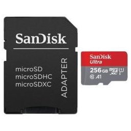 Card memorie SanDisk Ultra microSDXC A1 256GB 120MB/s Adapt.SDSQUAC-256G-GN6MA