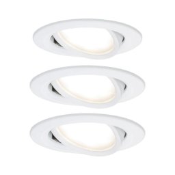 SET 3x corp de iluminat încastrat pentru baie LED/6,5W IP23 NOVA 230V Paulmann 93449