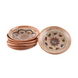 Set 6 farfurii din ceramică de Horezu 16 cm