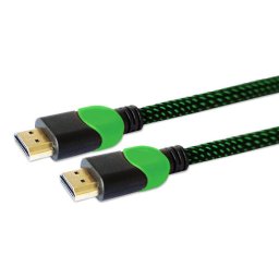 Savio GCL-03 HDMI cable 1.8 m HDMI Type A (Standard) Black,Green