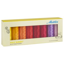 Ata de brodat POLY SHEEN FLORAL,8 bucati, METTLER