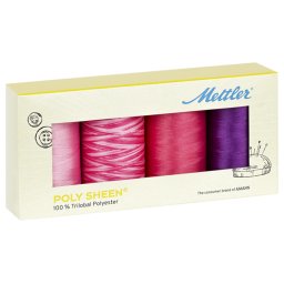 Ata de brodat POLY SHEEN BLOSSOM ,4 bucati, METTLER