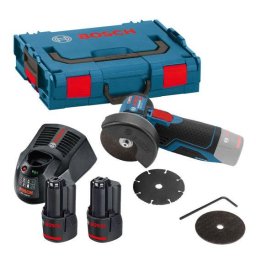 Bosch GWS 12V-76, 2x GBA 12V 3.0 Cordless Angle Grinder