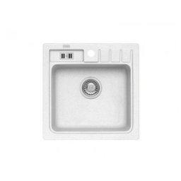 Chiuveta de bucatarie din granital Alveus Niagara 20 Arctic G11 alb