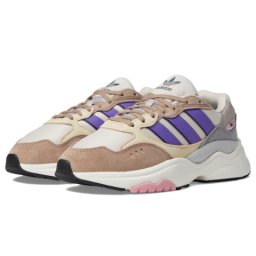 adidas Originals Kids Retropy Mystique (Big Kid) AluminaPurple RushChalky Brown