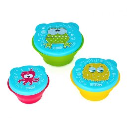 Set 3 Boluri Hranire U-Grow, A-1550, 160/240/340 ml