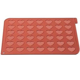Covoras Silicon Coacere Macarons Inima 30 x 40 x H 0.15 cm
