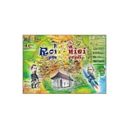 Harta Romaniei pentru copii