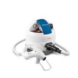 Aparat Contra Plosnitelor si pentru Indepartarea Insectelor si Gandacilor, Dezinfectare si Curatare cu Abur, Polti Sani System Business, Abur pana la 180 C, 2250 W, 4 Bar, Alb Albastru