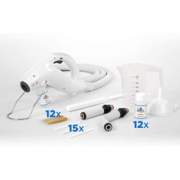 Kit Profesional cu aparat cu abur pentru uciderea definitiva a plosnitelor de pat si dezinfectare spatii comerciale