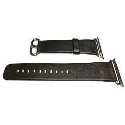 Curea Piele pentru Apple Watch Neagra 42mm