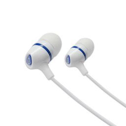 Casti Casti In-Ear EH191, Esperanza, Insertii cauciuc, Microfon integrat, 50 mW, 1.2 m, Alb/Albastru