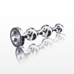ToyJoy Diamond Star Beads Small Silver