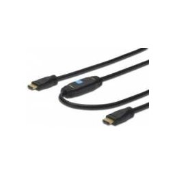 HDMI High Speed w/ Ethernet connection cable, with amplifier 15.0m