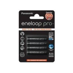 Pachet acumulator Panasonic Eneloop Pro 900mAh AAA 4 buc.