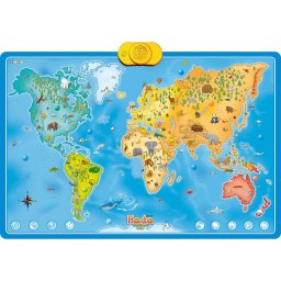 Harta interactiva a lumii Momki cu animale