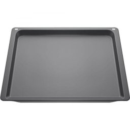 Tava de copt Bosch 17004291, Ceramica antiaderenta pentru cuptoarele BOSCH, Termorezistenta pana la 300 °C, 455 x 30 x 375 mm