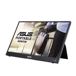 Monitor portabil ASUS ZenScreen Go MB16AWP, 15.6 inch, Wireless mirroring, IPS, USB Type-C, mini HDMI, baterie incorporata, Flicker Free, Blue Light Filter, Anti-glare surface, Tripod socket