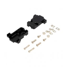 Carcasa plastic conector D-SUB 9/15 pini Negru, DS1045-09BP1S1-A