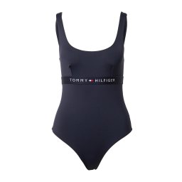 Tommy Hilfiger Underwear Costum de baie întreg albastru închis / roși aprins / alb