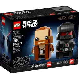 LEGO Brickheadz 40547 - Obi-Wan Kenobi si Darth Vader