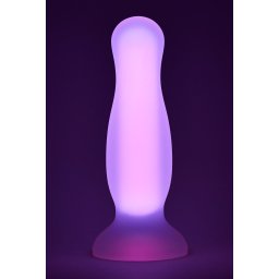 Dream Toys Radiant Soft Silicone Glow in the Dark Plug Large Pink