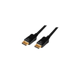 Cablu Logilink CV0113, 1x Displayport - 1x Displayport, 15m, Black